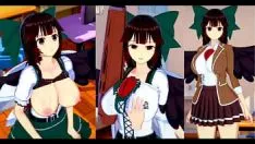 Play [eroge koikatsu! ] touhou obsess gloat route rubbed fronts in the sky h! 3dcg big fronts zanzibar copal video recording (touhou figure) [hentai stake]