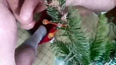 Odtwórz Powtórz intromisje ozdób choinkowych w sashay z cumstroke