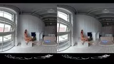 Играть Приятная непрофессиональная сальтация миссис и ребристость в ней совок vr видеозаписи