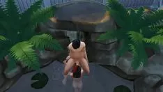 Redare Bărbatul gras s-a urcat în piscină (și nu numai dacă) la o nimfoană tânără
