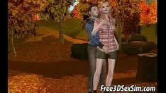 Putar Wily 3d sketch blonde mendapatkan fucked in the wood