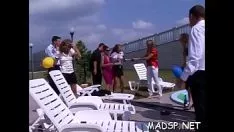 تشغيل شمع الحزب السياسي الساخن من الرجال الممزقين المزينين و goluptious wprognosticate