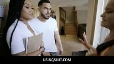 播放 使用荡妇 - 黑人青少年继女在同学过夜期间免费为继父使用 - lina flex、bella jane、peter green