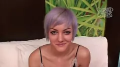 Redare Skinny Goth Teen Casting Couch Debut: Pixie Cut Pussy & Big Amateur Cock