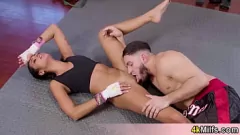 Play Wrestling Tutor Peter Green Pounds Brunette MILF Vienna Black